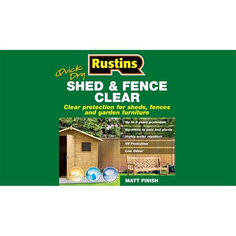 rustins shed and fence clear screwfix V33 High Performance UV-Resistant Decking Oil Medium Oak 2